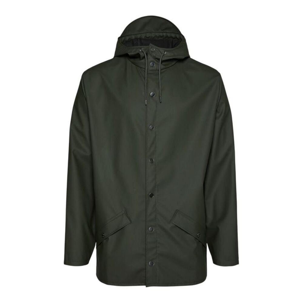 Rains Mens Waterproof Jacket / Green